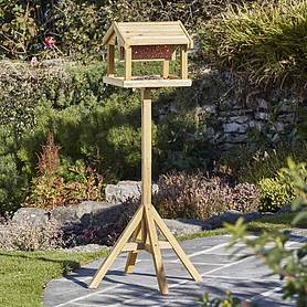 Nature’s Market Premium Bird Table with Built-in Feeder